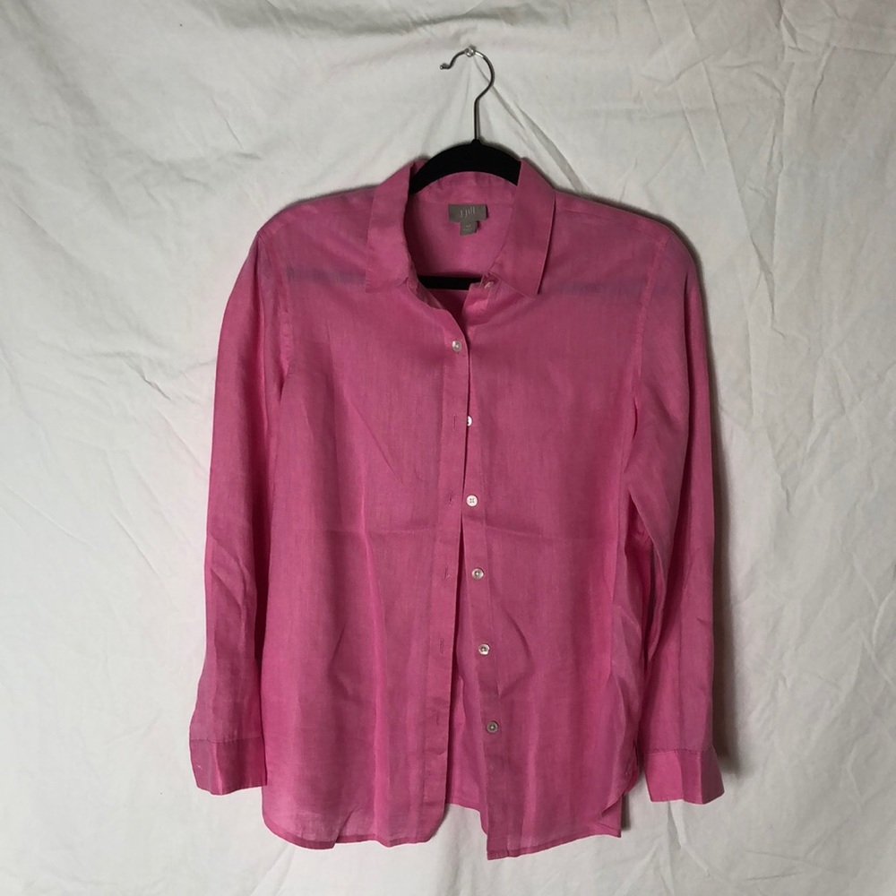 100% Linen J. Jill Button Down (3)